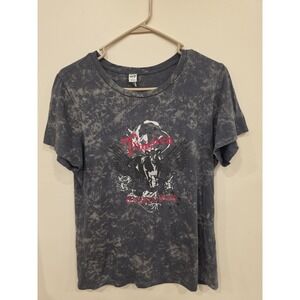 Twisted Y2k Grunge Vintage Tshirt Size Medium 2000s Grey Wash Graphic Tee